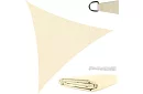 Plasă de umbrire triunghiulară 4 × 4 × 4 m – Bej