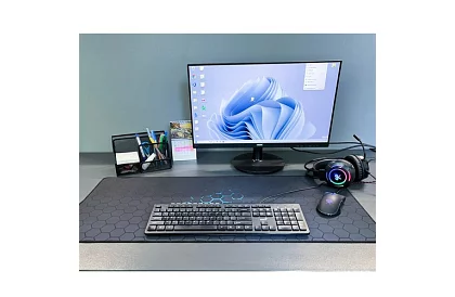 Tăviță mare pentru mouse și tastatură – 90 x 40 cm
