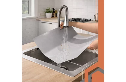 Saltea antiderapantă pentru sertare 500 × 50 cm – gri