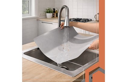 Saltea antiderapantă pentru sertare 500 × 50 cm – gri