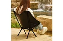 Scaun de camping pliabil până la 120 kg – negru