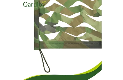 Rețea de camuflaj militară 4 × 6 metri + 100 de benzi de strângere