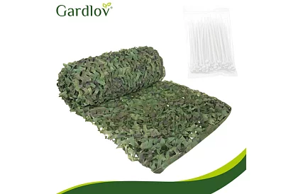 Rețea de camuflaj militară 4 × 6 metri + 100 de benzi de strângere