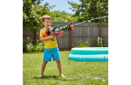 Pistolă cu apă de 60 cm cu rezervor de 1,25 l – rază de acțiune de până la 6 m