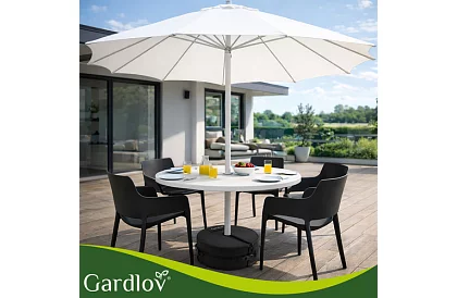 Greutate pentru umbrelă de soare 48 cm – umplută cu nisip până la 40 kg