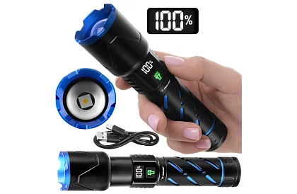 Lanterna tactică LED reîncărcabilă 800 lm, 5000 mAh