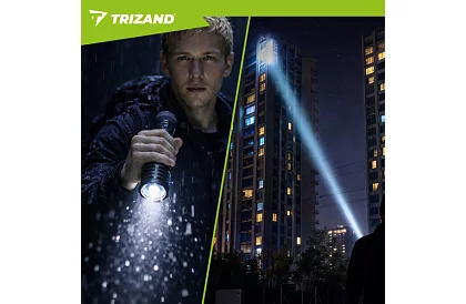 Lanterna tactică LED reîncărcabilă 1500 lm, 5000 mAh