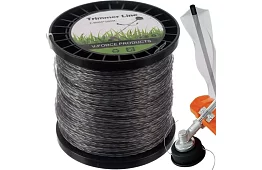Fir strună de tăiere pentru motocoasă 2,4 mm x 100 m - întărită, răsucită