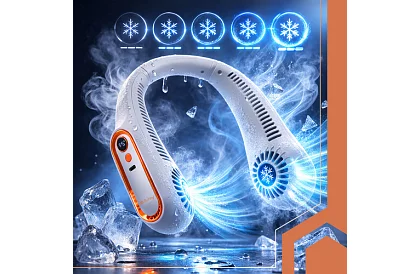 Ventilator pentru gât, mini ventilator de răcire
