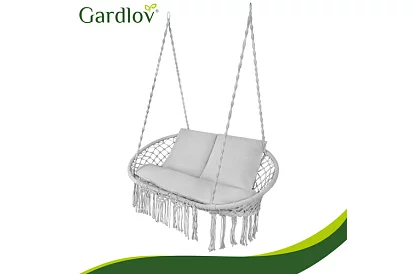 Leagăn de grădină cu două locuri și perne - Stork's Nest