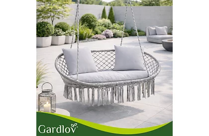 Leagăn de grădină cu două locuri și perne - Stork's Nest