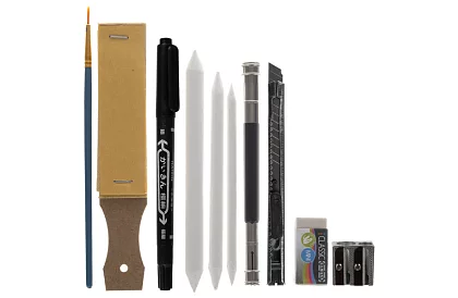 XXL Set profesional de schițe – 74 piese în husă