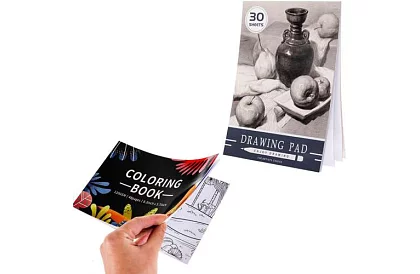 Set de desen în valiză din lemn - 148 piese