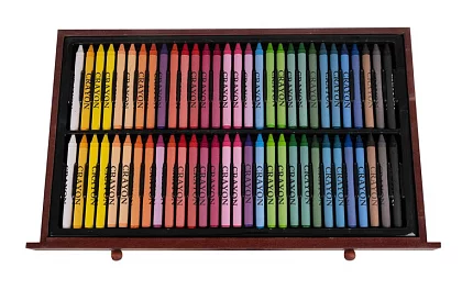 Set de desen în valiză din lemn - 148 piese