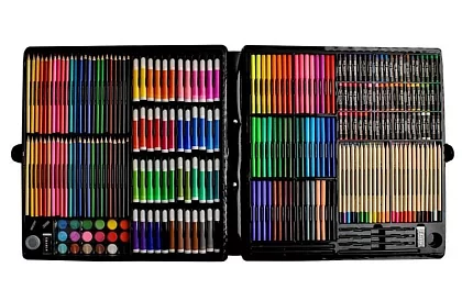 Set mare de pictură mare în valiză 288 de piese