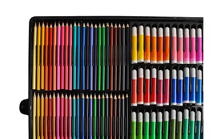 Set mare de pictură mare în valiză 288 de piese