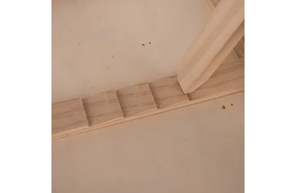 Set de pictură artistică de 45 de piese într-o cutie din lemn cu suport