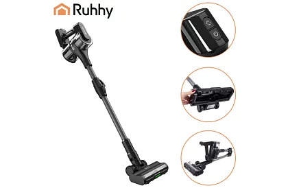 Aspirator vertical fără fir LunPro 400W, 35 kPa