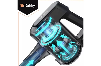 Aspirator vertical fără fir LunPro 400W, 35 kPa