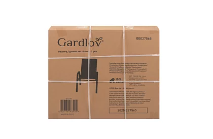 Scaune metalice de grădină – 2 bucăți în set