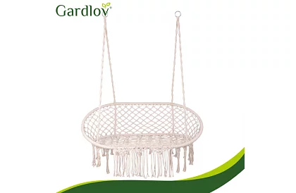 Leagăn de grădină cu două locuri cu perne - până la 300 kg