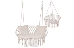 Leagăn de grădină cu două locuri cu perne - până la 300 kg