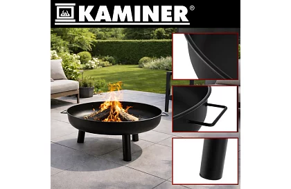 Focare de grădină cu mânere – 80 cm