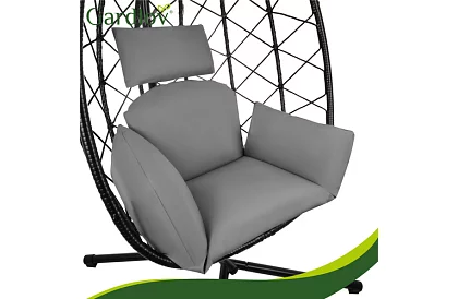 Leagăn de grădină cu perne – fotoliu suspendat până la 150 kg