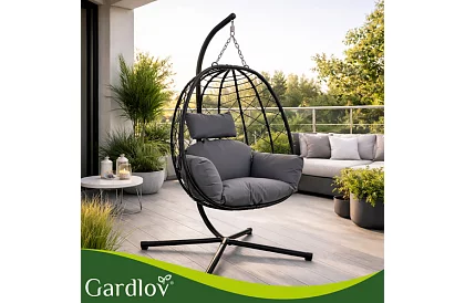 Leagăn de grădină cu perne – fotoliu suspendat până la 150 kg