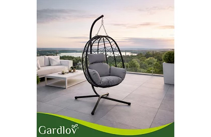 Leagăn de grădină cu perne – fotoliu suspendat până la 150 kg