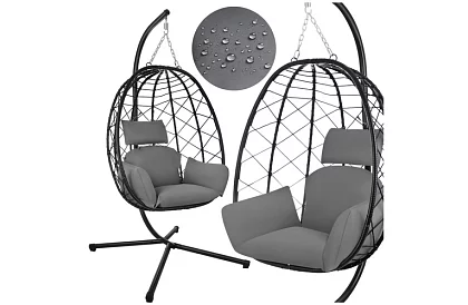 Leagăn de grădină cu perne – fotoliu suspendat până la 150 kg