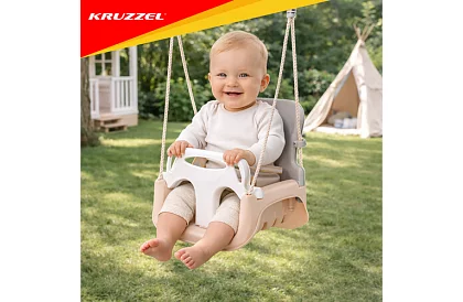 Leagăn suspendat pentru copii până la 30 kg – în creștere