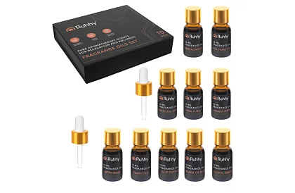 Set de uleiuri esențiale, 10 arome – 10 bucăți de 10 ml