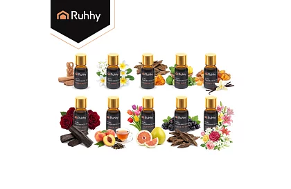 Set de uleiuri esențiale, 10 arome – 10 bucăți de 10 ml