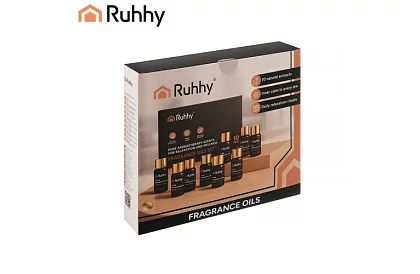 Set de uleiuri esențiale, 10 arome – 10 bucăți de 10 ml