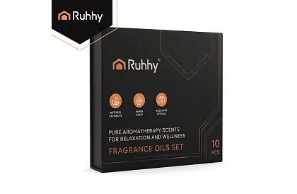 Set de uleiuri esențiale, 10 arome – 10 bucăți de 10 ml