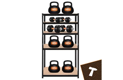 Raft metalic de depozitare – 5 rafturi – 180×90×40 cm – capacitate de încărcare 1000 kg