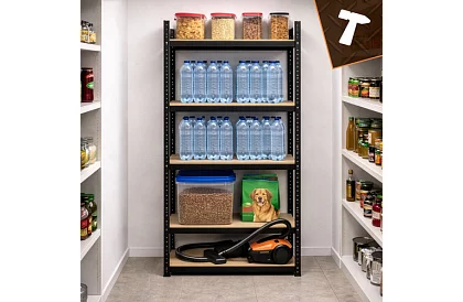 Raft metalic de depozitare – 5 rafturi – 180×90×40 cm – capacitate de încărcare 1000 kg