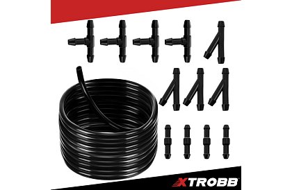 Set de reparare pentru duze de spălare 2 m – 4/5 mm + T-uri