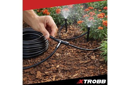 Set de reparare pentru duze de spălare 2 m – 4/5 mm + T-uri