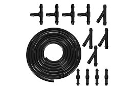 Set de reparare pentru duze de spălare 2 m – 4/5 mm + T-uri