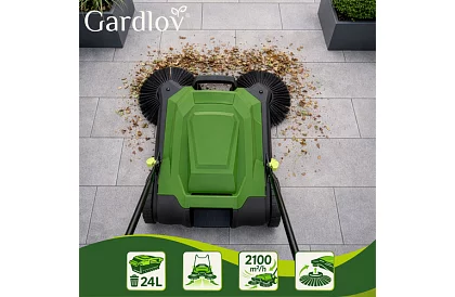 Mașină de măturat manuală Nexo 2100 m2/h - 680 mm, 24 litri