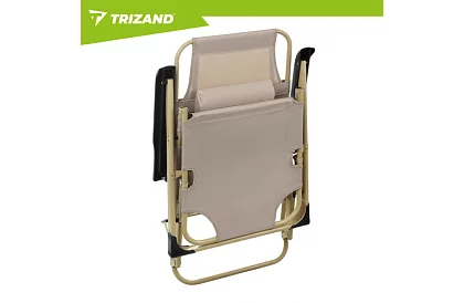 Leagăn de grădină pliabil 3 în 1 cu pernă - bej