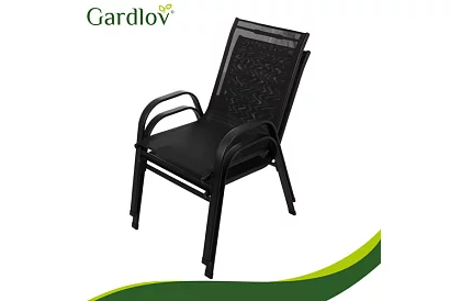 Set de mobilier de grădină – masă + 2 scaune