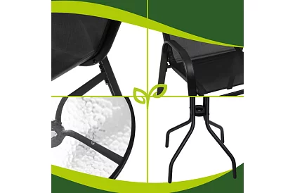 Set de mobilier de grădină – masă + 2 scaune