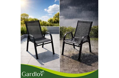 Set de mobilier de grădină – masă + 2 scaune