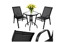 Set de mobilier de grădină – masă + 2 scaune