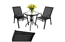 Set de mobilier de grădină – masă + 2 scaune