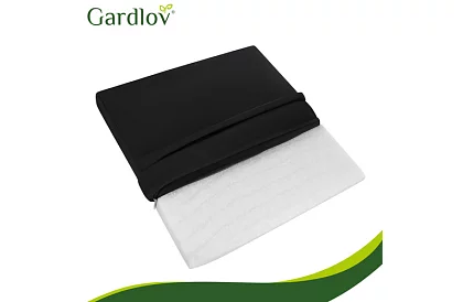 Set de mobilier de grădină – masă, canapea, 2 scaune – maro