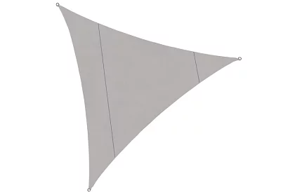 Plasă de umbrire triunghiulară 4 × 4 × 4 m – gri